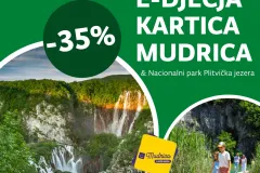 Uživajte u prirodnim ljepotama Plitvičkih jezera s 35% popusta uz karticu “Mudrica”