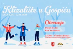 Ne propustite otvorenje klizališta u Gospiću uz predstavu na ledu