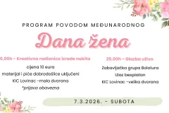 Nakit, dobra glazba i ples: Lovinac priprema posebnu proslavu Dana žena