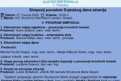 Edukativni simpozij povodom Svjetskog dana zdravlja u Gospiću