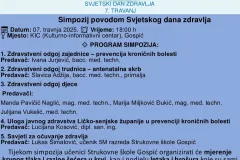 Edukativni simpozij povodom Svjetskog dana zdravlja u Gospiću