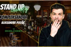 Studio smijeha ponovno u Gospiću: Aleksandar Perišić i njegov KOMPLEKSANDAR stižu u Highlander’s Pub