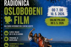 Filmske radionice za djecu i mlade u KIC-u Gospić