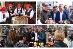 Blagdanska radost u Gospiću: Gradonačelnik Milinović i biskup Medo u druženju s građanima pred Uskrs