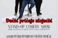 Noć kazališta u Otočcu uz stand up comedy show “Dečki pričaju stojećki”