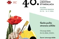 Izložba 40. Susreta likovnih stvaralaca u Otočcu - odabrano 87 radova u različitim tehnikama