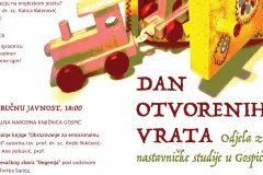 Dan otvorenih vrata Odjela za nastavničke studije u Gospiću