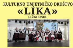 Večer folkora u Gospiću - KUD Lika iz Ličkog Osika obilježava 15 godina rada