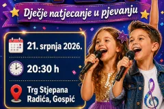 Gospić traži male pjevače: Otvorene prijave za 4. Gospić FEST