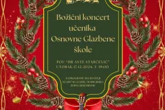 Božićni koncert učenika Osnovne glazbene škole na Adventu u Gospiću