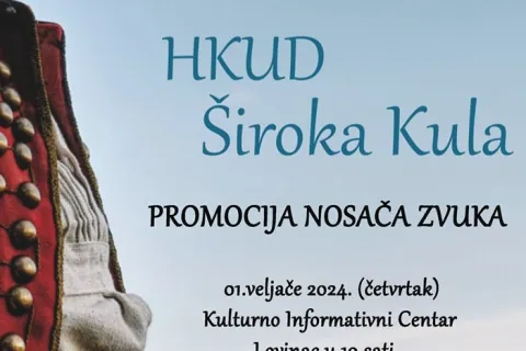 Promocija nosača zvuka uz HKUD “Široka Kula”