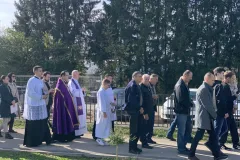 Misa za blagdan Svih svetih na gospićkom groblju Sv. Marije Magdalene