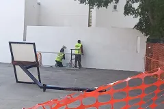 Radovi na igralištu Osnovne škole u Senju