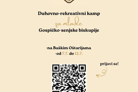 Duhovno-rekreativni kamp za mlade “Korijen u stijeni” na Baškim Oštarijama