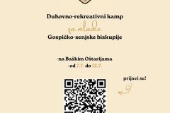 Duhovno-rekreativni kamp za mlade “Korijen u stijeni” na Baškim Oštarijama