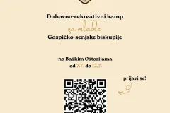 Duhovno-rekreativni kamp za mlade “Korijen u stijeni” na Baškim Oštarijama