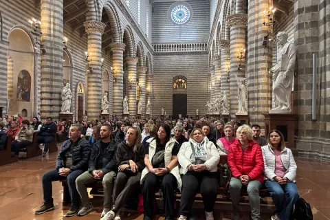 Duhovni put iz Rima nastavljen u Orvietu uz misno slavlje i zajedništvo