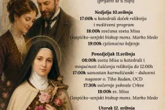 U Gospiću se održava duhovni program uz relikvije sv. Male Terezije