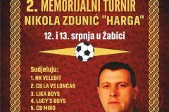 2. Memorijalni turnir Nikola Zdunić “Harga” u Žabici