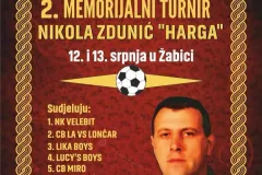 2. Memorijalni turnir Nikola Zdunić “Harga” u Žabici