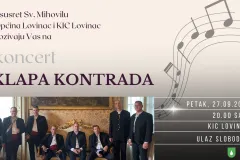 Glazbena večer u Lovincu uz koncert klape Kontrada