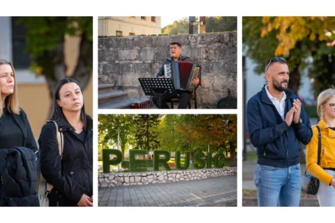 FOTO / Nakon Gospića i Perušić pjesmom odao počast Halidu Bešliću