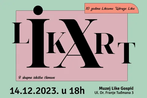 Likovna udruga Lika vas poziva na godišnju izložbu članova “LikaArt 9”