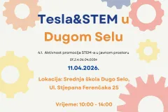 Tesla & STEM stiže u Dugo Selo: znanost, tehnologija i zabava za sve generacije