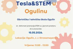 Tesla & STEM stiže u Ogulin: znanost, tehnologija i zabava na otvorenom
