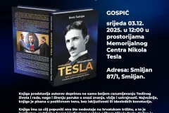 Najava: Predstavljanje knjige o Nikoli Tesli u Memorijalnom centru