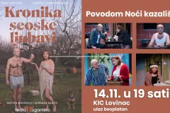 Noć kazališta u Lovincu uz predstavu “Kronike seoske ljubavi”