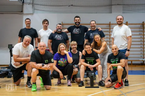 FOTO/U Gospiću počeo 24GS - 24 sata veslanja: sportskim izazovom do humanitarnog cilja