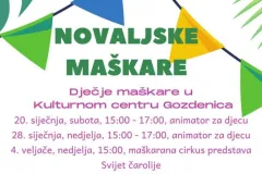 Novaljske maškare: Dječje maškare i predstave za sve generacije