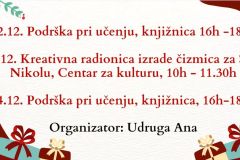 Udruga Ana najavljuje tjedan podrške, kreativnosti i blagdanskog ozračja u Novalji