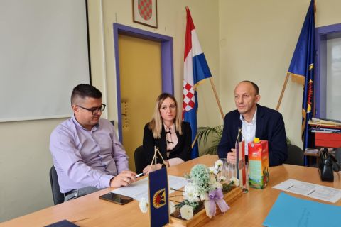 Izaslanstvo Ličko-senjske županije u radnom posjetu Općini Udbina