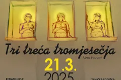 Premijerna predstava Amaterskog kazališta Gospić - Danas ne propustite pogledati komediju “Tri treća tromjesečja”