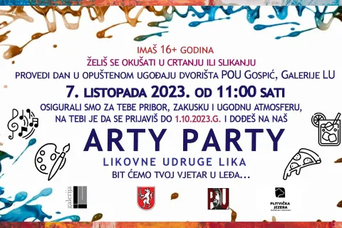 Arty party: Otkrijte umjetnika u sebi na druženju Likovne udruge Lika