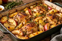 Piletina s jabukama iz pećnice: jednostavan recept za sočan ručak