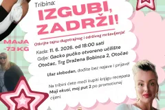 Tribina “Izgubi, zadrži!” u Gackom pučkom otvorenom učilištu Otočac