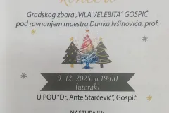 Zbor Vila Velebita priprema božićni koncert - ne propustite!