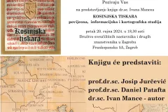 Posljednje predstavljanje knjige “Kosinjska tiskara” u Zagrebu