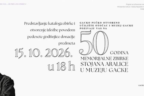 Predstavljanje kataloga i otvorenje izložbe Memorijalne zbirke Stojana Aralice u Otočcu