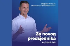 Od sutra na gospićkoj tržnici kreće prikupljanje potpisa potpore za Dragana Primorca u kandidaturi za Predsjednika RH