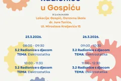 Nove STEM radionice za djecu u Gospiću o principima elektrostatike