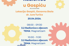 STEM radionice u Gospiću: Magnetizam kroz praktične pokuse