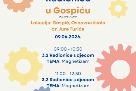 Magnetizam kroz pokuse – STEM radionice za djecu u Gospiću