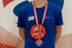 Romano Bako iz Hrvačkog kluba “Gospić” kadetski prvak Hrvatske
