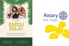 Rotary club Gospić organizira humanitarni koncert “Zaželi želju” za potporu izvrsnosti mladih