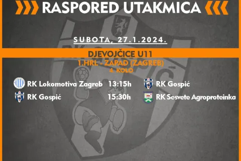 Najmlađe rukometašice Gospića sudjeluju u ligaškim natjecanjima