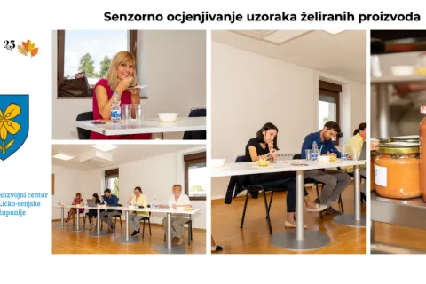 [FOTO & VIDEO] Razvojni centar Ličko-senjske županije: Senzorsko ocjenjivanje džemova, pekmeza i voćnih namaza
